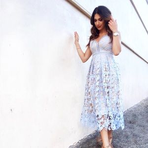 Romero and Juliet baby blue lace dress
